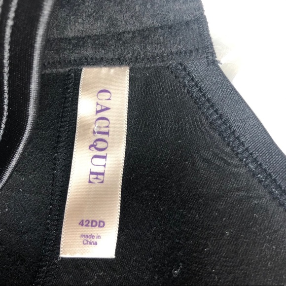 Cacique black cotton no wire bra - Picture 8 of 12